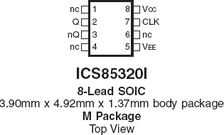 85320I - LVCMOS/LVTTL-to-Differential 3.3V,2.5V LVPECL Translator